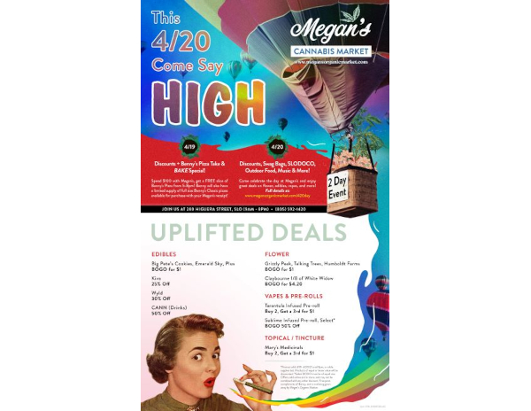 Megan's Organic Market Event Poster